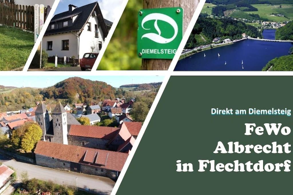 Fewo Albrecht Direkt Am Diemelsteig Diemelsee Esterno foto